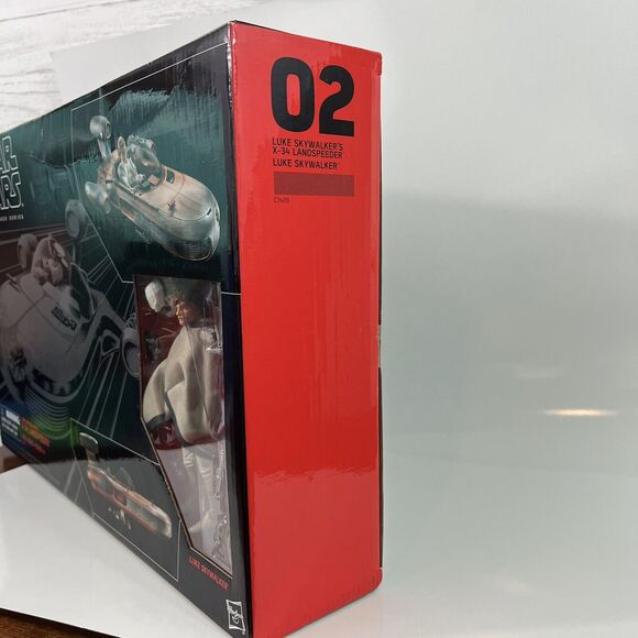 Star Wars The Black Series Luke Skywalker Landspeeder & Action Figure SEALED BOX - Picture 7 of 9